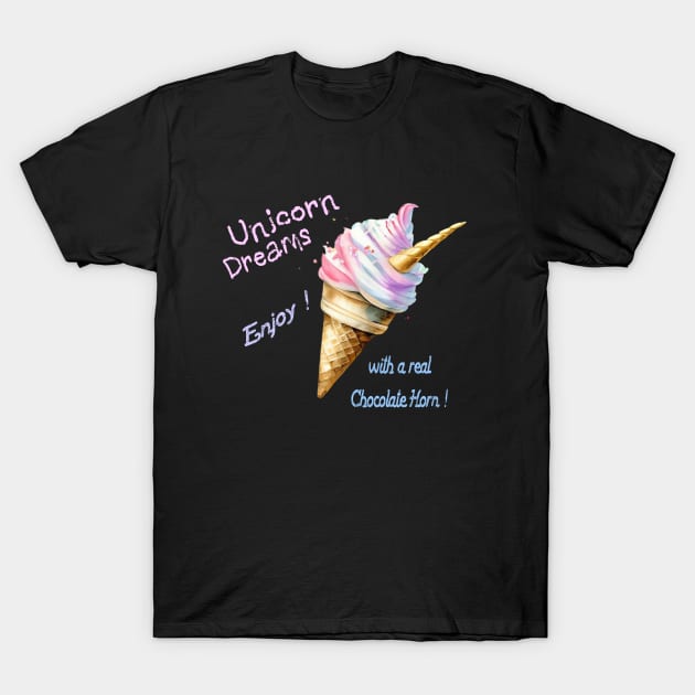 Unicorn Delight T-Shirt by Merlyn Morris